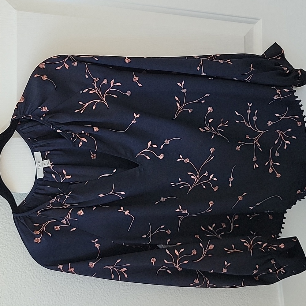 Joie navy blouse